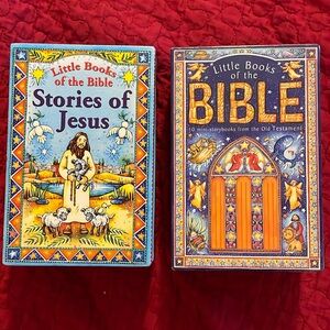 2 sets of 10 pocket sized books